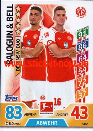 Topps Match Attax Bundesliga 17/18 EXTRA - Nr. 502