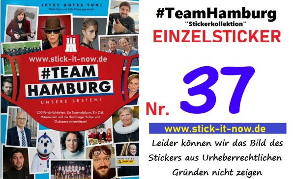 #TeamHamburg "Sticker" (2021) - Nr. 37 (Glitzer)