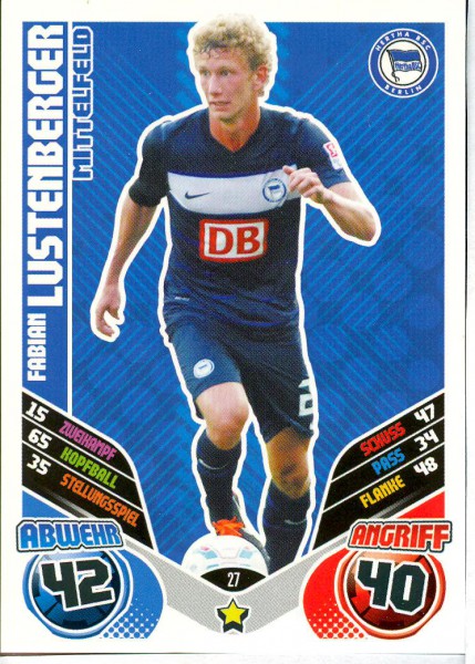 Fabian Lustenberger - Match Attax 11/12