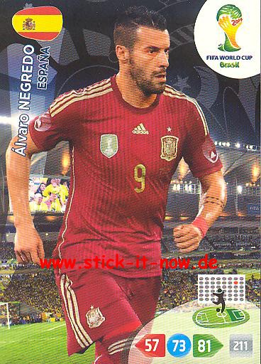 Panini Adrenalyn XL Brasil WM 2014 - Alvaro NEGREDO