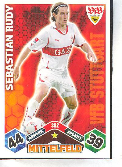 Match Attax 10/11 - SEBASTIAN RUDY - 302