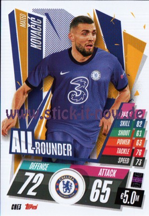 Match Attax Champions League 2020/21 - Nr. CHE 3