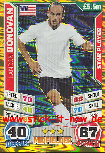 Match Attax "World Stars WM 2014" - LANDON DONOVAN - Star-Player - Nr. 237