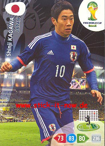 Panini Adrenalyn XL Brasil WM 2014 - Shinji KAGAWA