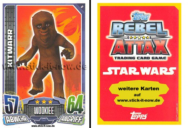 Rebel Attax - Serie 1 (2015) - KITWARR - Nr. 8