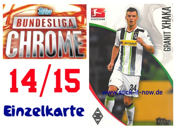 Topps Bundesliga Chrome 14/15 - GRANIT XHAKA - Nr. 146
