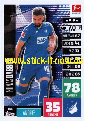 Topps Match Attax Bundesliga 2020/21 - Nr. 168