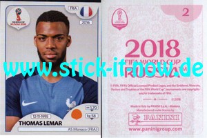 Panini WM 2018 Russland "Sticker" INT/Edition - Nr. 191