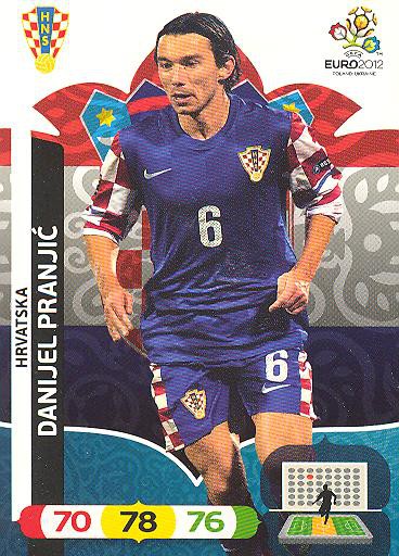 Panini EM 2012 - Adrenalyn XL - Danijel Pranjic - Kroatien