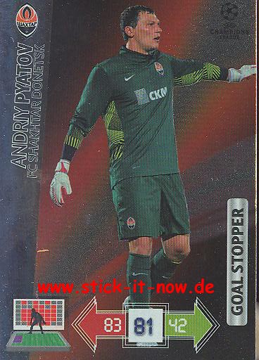 Panini Adrenalyn XL CL 12/13 - Schachtar Donezk - Andriy Pyatov - GOAL STOPPER