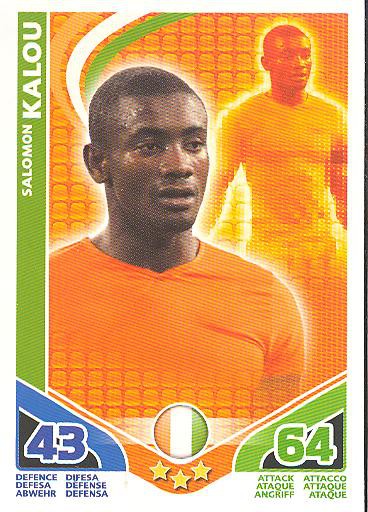 Match Attax WM 2010 - GER/Edition - SALOMON KALOU - Elfenbeinküste