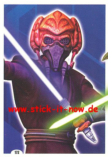 Force Attax - Star Wars - Clone Wars - Serie 4 - STRIKE FORCE - Jedi-Ritter - Nr. 172