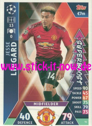 Match Attax CL 18/19 "Road to Madrid" - Nr. 92