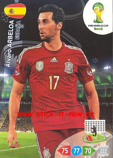 Panini Adrenalyn XL Brasil WM 2014 - Alvaro ARBELOA