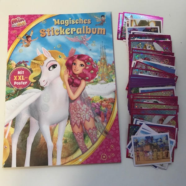 Mia & Me "Magisches Stickeralbum" (2021) - komplettsatz (alle Sticker + Album)
