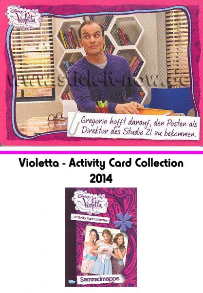 Disney Violetta - Activity Cards (2014) - Nr. 83