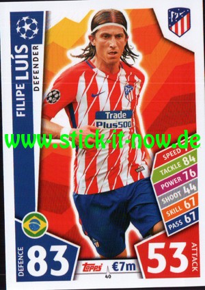 Match Attax Champions League 17/18 - Nr. 40