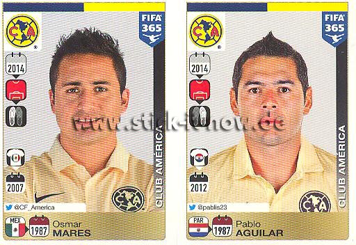 Panini FIFA 365 Sticker - Nr. 616 - 617