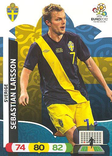 Panini EM 2012 - Adrenalyn XL - Sebastian Larsson - Schweden