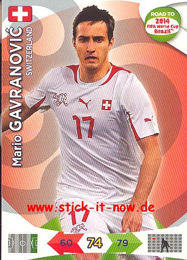 Panini Adrenalyn XL Road to WM 2014 - Mario GAVRANOVIC