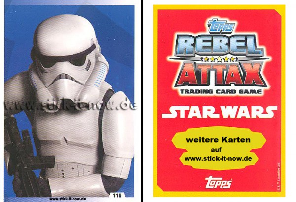 Rebel Attax - Serie 1 (2015) - STRIKE-FORCE - DAS IMPERIUM 1 - Nr. 110