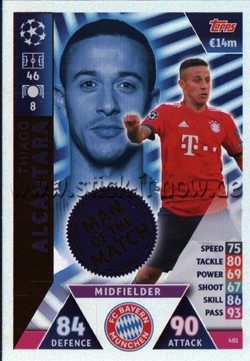 Match Attax Champions League 18/19 - Nr. 401 ( MAN OF THE MATCH )