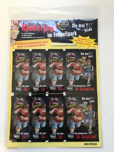 Die drei ??? Kids "Sticker" (2020) - Multipack (8 Tüten)