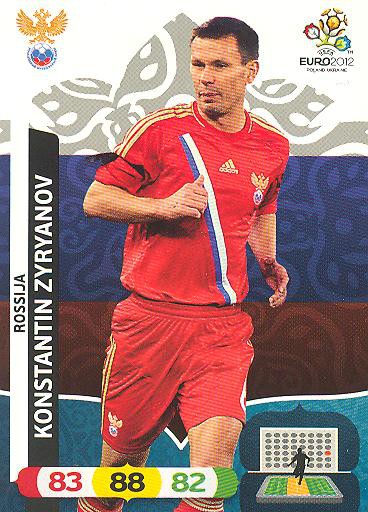 Panini EM 2012 - Adrenalyn XL - Konstantin Zyryanov - Russland