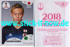 Panini WM 2018 Russland "Sticker" INT/Edition - Nr. 654