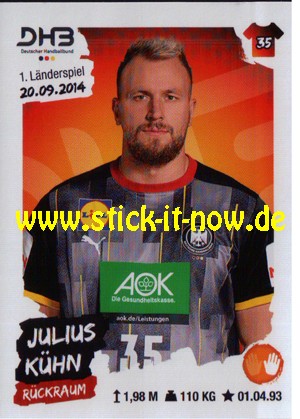 LIQUI MOLY Handball Bundesliga "Sticker" 20/21 - Nr. 355