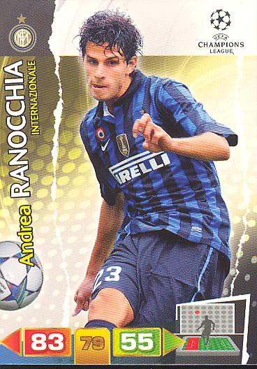 Andrea Ranocchia - Panini Adrenalyn XL CL 11/12 - Inter Mailand
