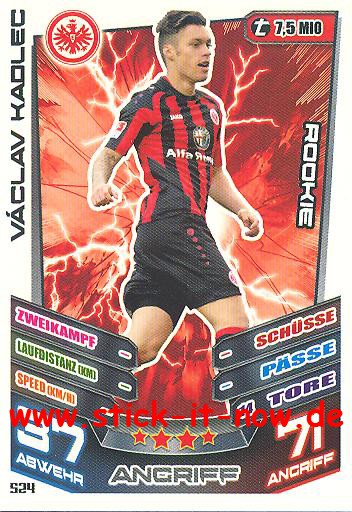 Match Attax 13/14 EXTRA - ROOKIE - VACLAU KADLEC - Nr. 524