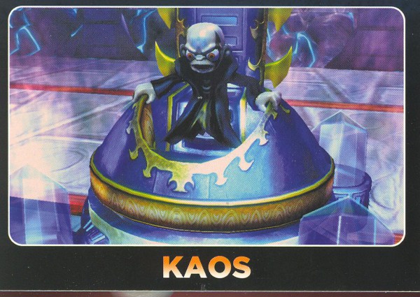 Skylanders Giants - Nebencharaktere und Hut-Karten - KAOS - Nr. 109