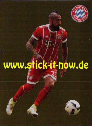 FC Bayern München 17/18 - Sticker - Nr. 121 (Gold-Glitzer)
