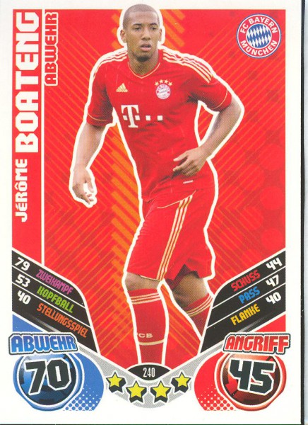 Jerome Boateng - Match Attax 11/12