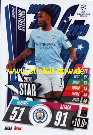 Match Attax Champions League 2020/21 "Festive" - Nr. STAR 6