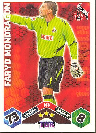 Match Attax 10/11 - FARYD MONDRAGON - 145