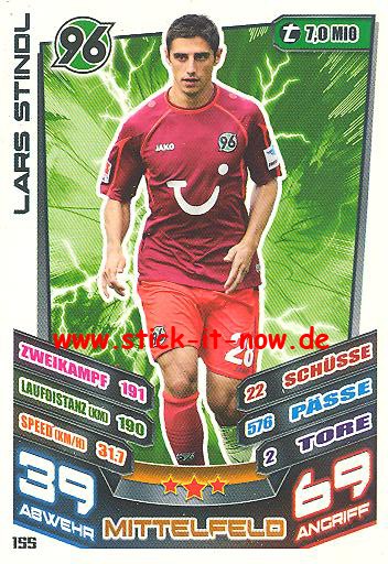 Match Attax 13/14 - Hannover 96 - Lars Stindl - Nr. 155