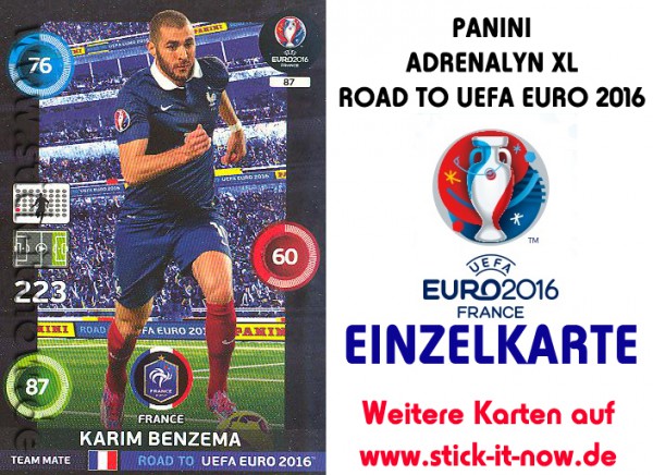 Adrenalyn XL - Road to UEFA Euro 2016 France - Nr. 87